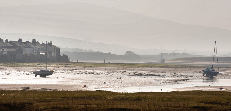 View of Ravenglass on the west coast copyright Charlie Hedley