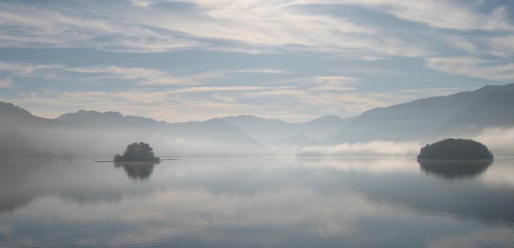 Derwentwater reflections copyright Helen Reynolds