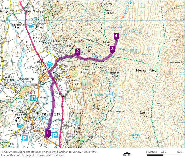Dig Dig Dig Audio Trail Walk route map