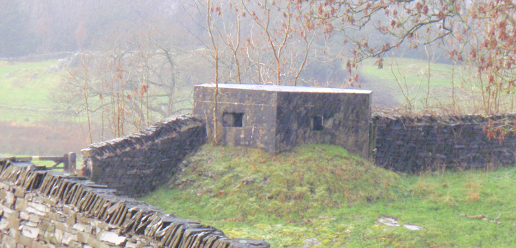 Pillbox from World War II at Haverthwaite