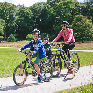 Family cycle ride