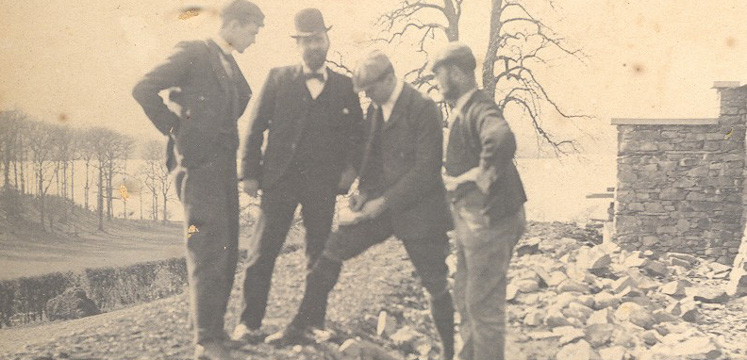 The original builders of the Gaddums' "Brockhole" house