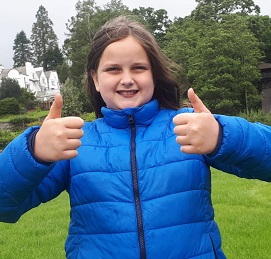 Katie, age 11, from Cockermouth gave this weekend’s Brockhole experience a resounding thumbs up. 