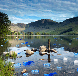 Plastic Waste in Buttermere.
