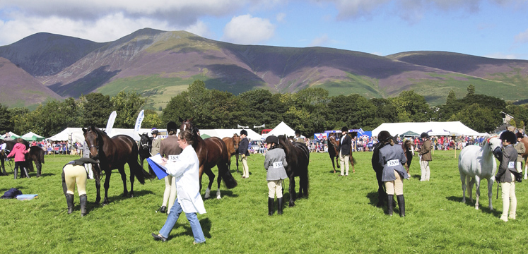 Horseriders at Keswick show copyright Charlie Hedley