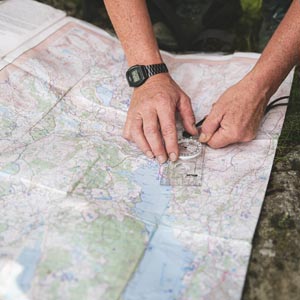 Map and compass