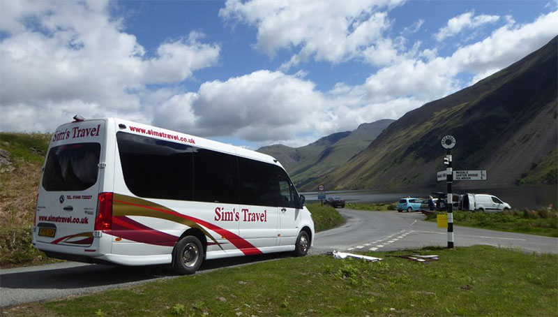 The Wasdale Shuttlebus in Wasdale valley