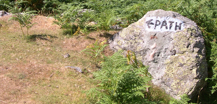 Path sign near Mellbreak copyright Michael Turner