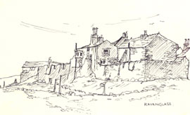 Sketch of Ravenglass copyright Sue Thompson