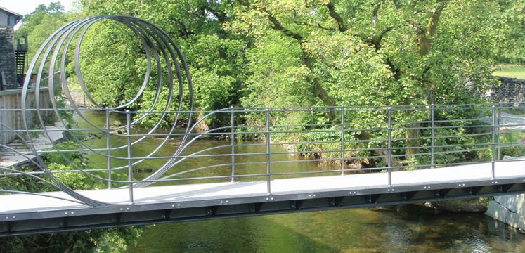 New bridge at Staveley copyright LDNPA