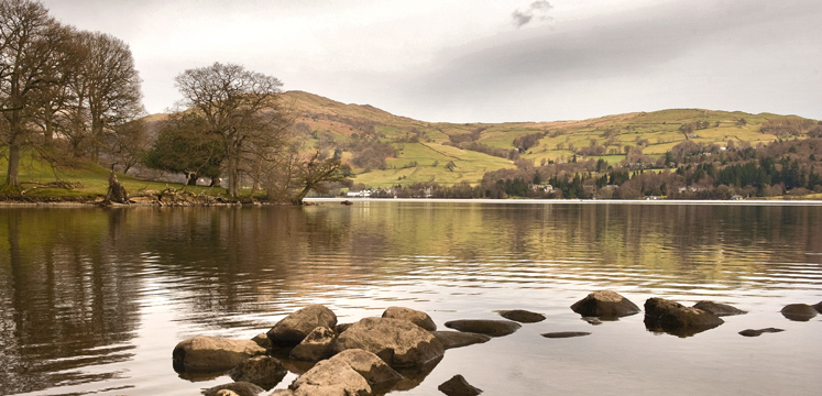 View from High Wray Bay of Windermere's eastern shore copyright Charlie Hedley