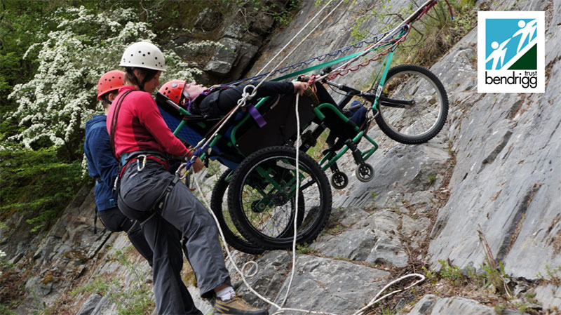 Wheelchair abseiling with the Bendrigg Trust in the Lake District