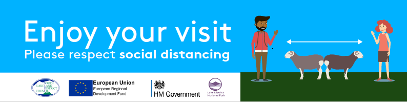 Enjoy your visit please respect social distancing