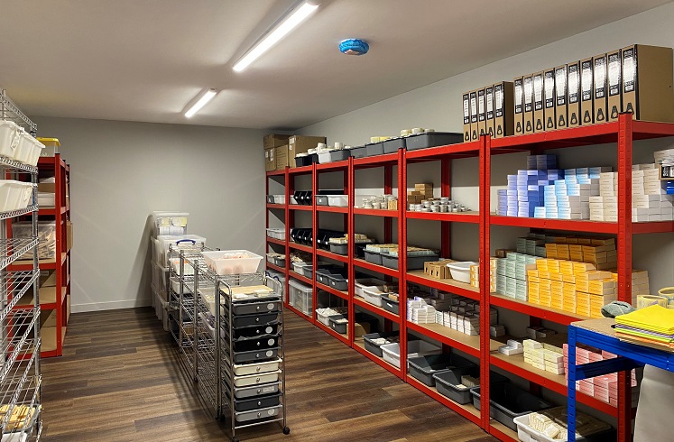 Nibthwaite Grange: with the help of funding from the Lake District’s Farming in Protected Landscapes programme, the barn was renovated into a store room for the new tweed project. 