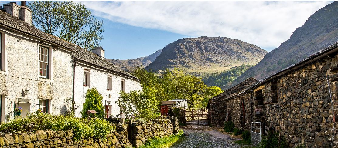 Traditional farm buildings and barns