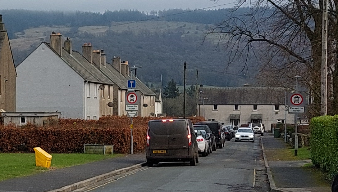 Good levels of passive surveillance and a clear edge between public  and private space at this small estate in Coniston.