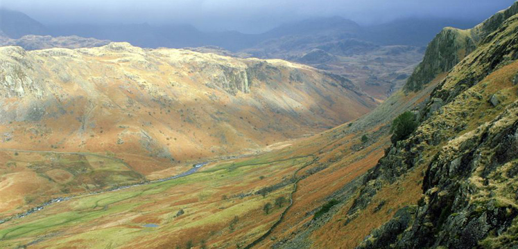 Looking over Eskdale from Hardknott copyright Steve Reeve