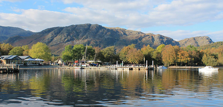 Coniston Boating Centre on Coniston Water 