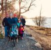 Walkers enjoy the recently repaired path at Ullswater 
