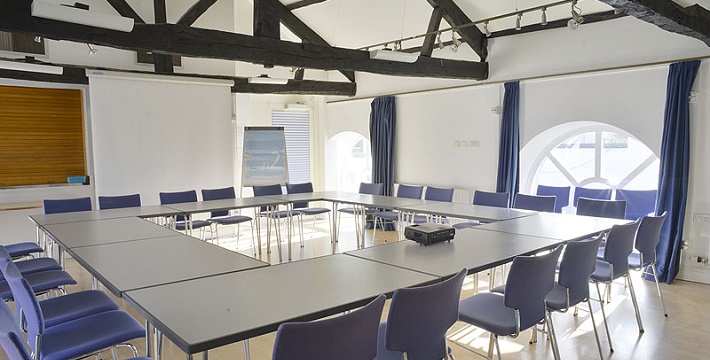 Light, modern meeting room 