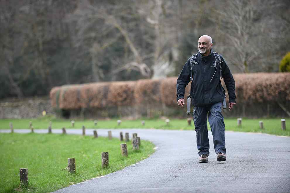 Walker in the central Lake District
