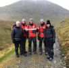 Winter Skills Competition winners with Fell Top Assessors 