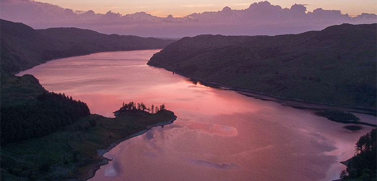Sunset over Haweswater