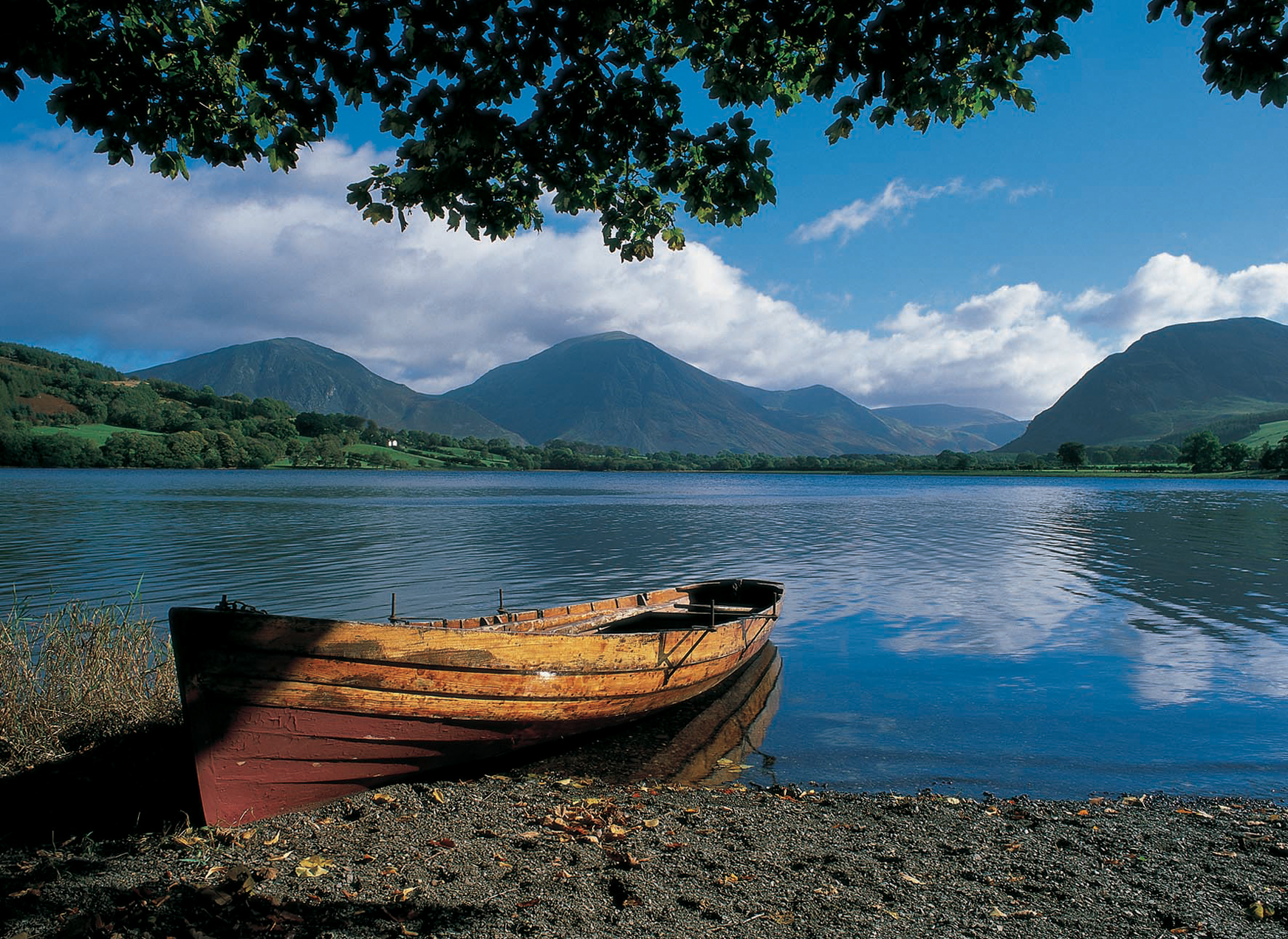 Rowing boat at Loweswater - Val Corbett