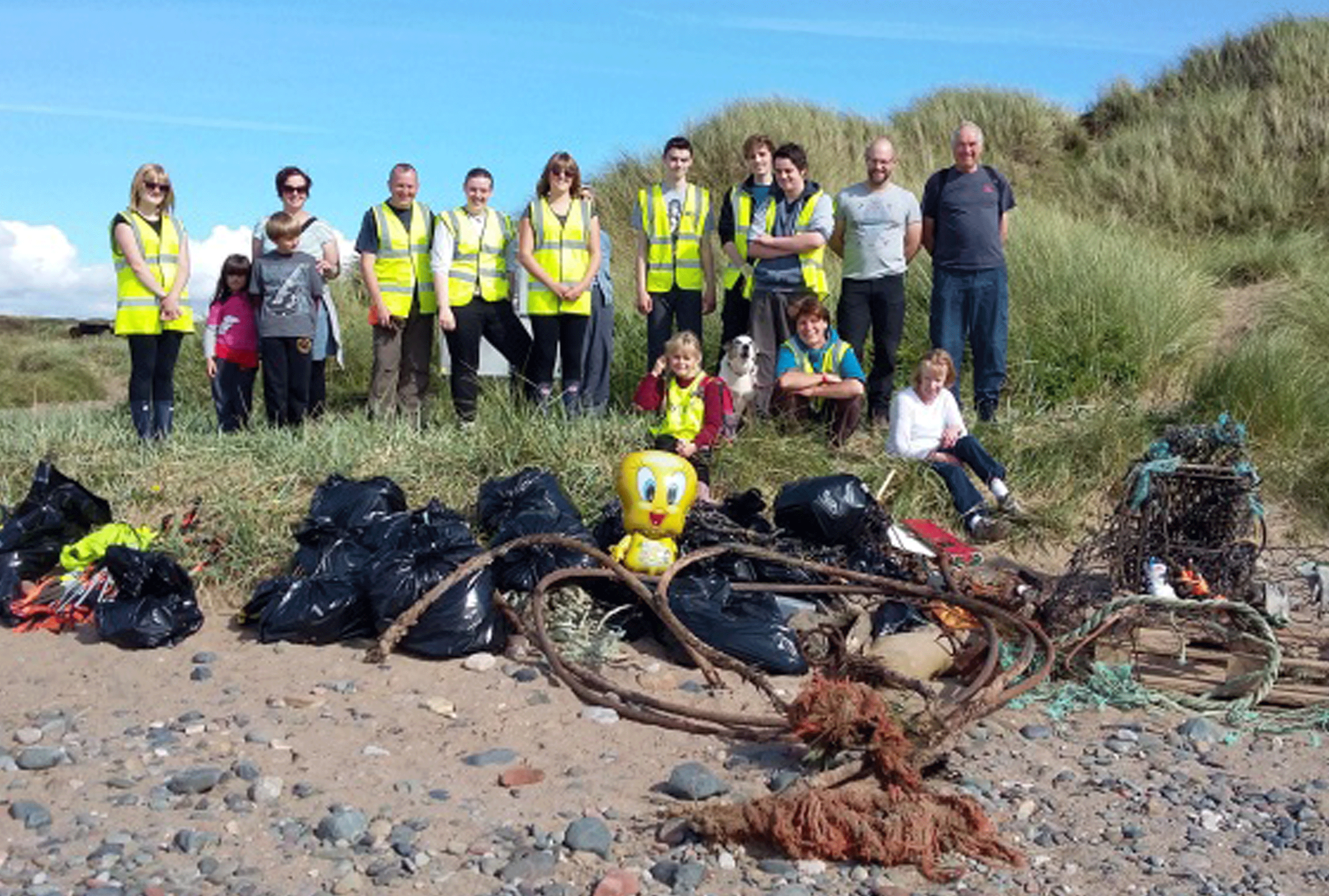 beach clean