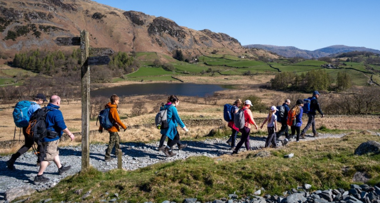 A guided walk through Little Langdale. Image credit: Nicky Beeson 