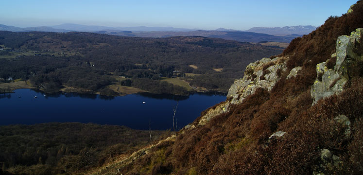 View over Windermere from Gummers How