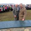 2)	The Prince of Wales is joined by Lord Clark of Windermere at the installation in Crow Park, Keswick 