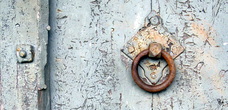 Detail of a farmhouse door copyright Michael Turner