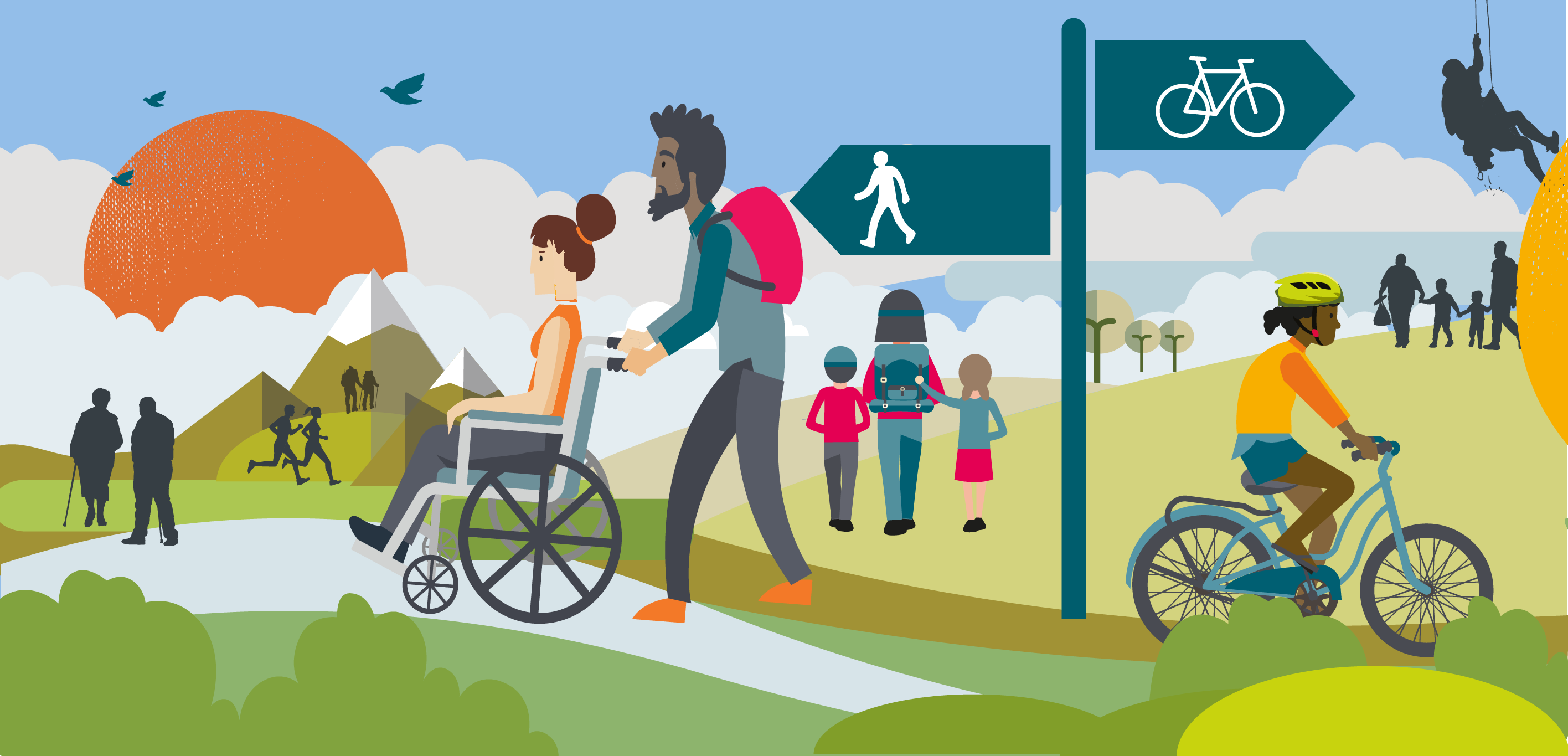 Illustration for landscapes for everyone
