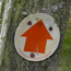 Red arrow byway open to all traffic waymarker