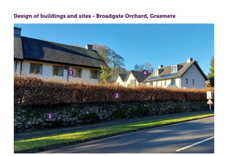 Design of buildings and sites - Broadgate Orchard, Grasmere