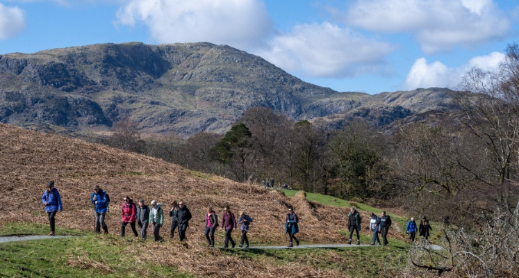 Our photo shows the Lake District National Park Authority’s first free guided walk of the 2024 season which took place at Coniston at the weekend.