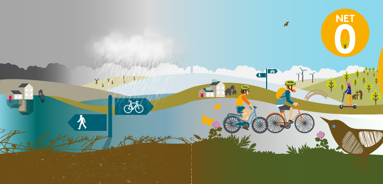 Illustration for climate action and recovery