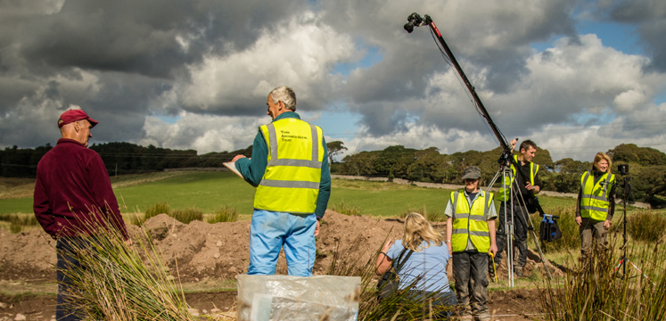 Filming Romans in Ravenglass copyright James Robinson